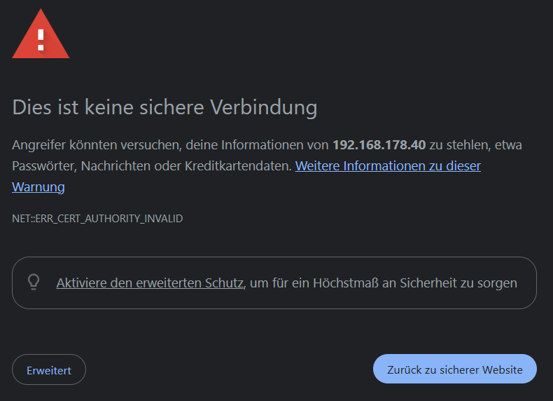 Chrome (Desktop) — step 1